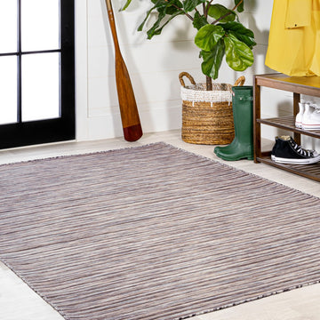 Finn Modern Farmhouse Pinstripe Area Rug